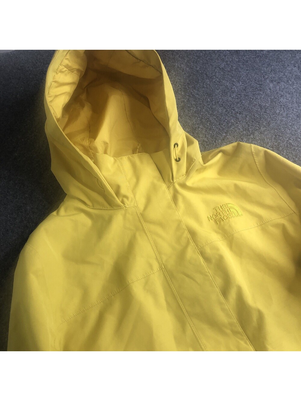 The North Face Jacket Womens Medium YellowWestoak City Trench Dryvent Coat